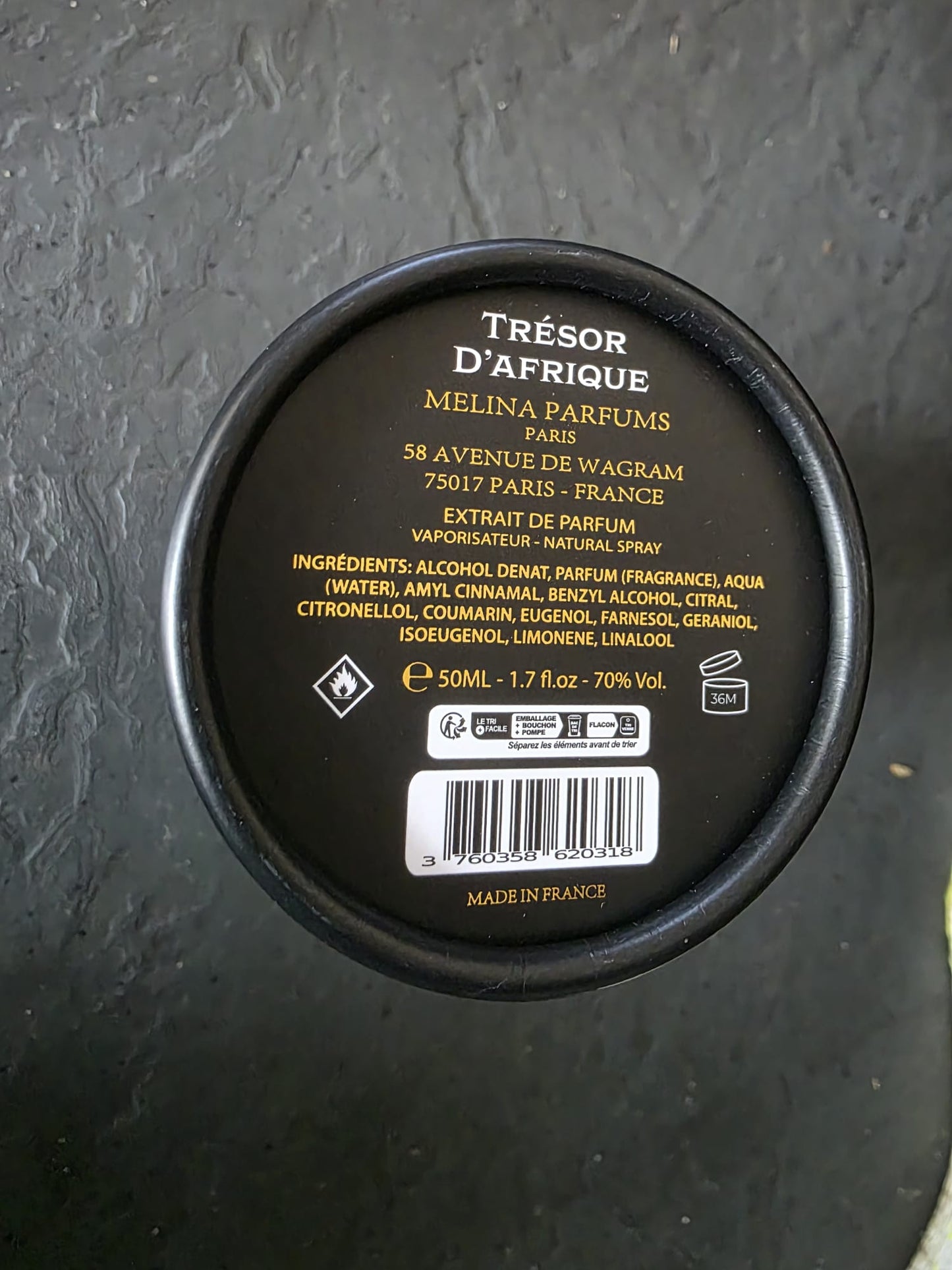 Melina Parfums - African Treasure - Perfume Extract for Men